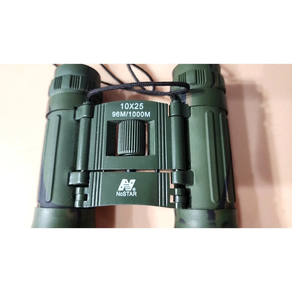 Vintage Focal 10x25 Binoculars 96Mft/1000 Yards w/Case Made in‎ Japan